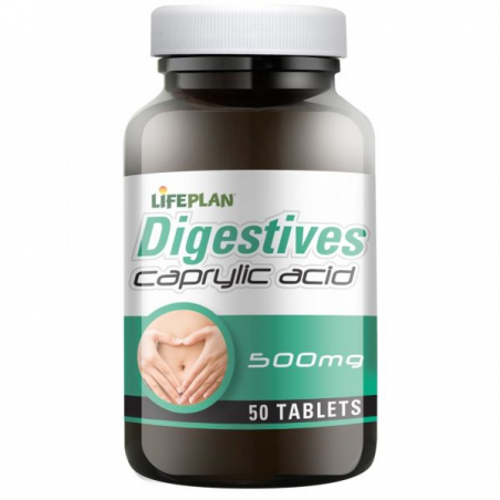 CAPRYLIC ACID 500 MG 50 COMPRIMIDOS