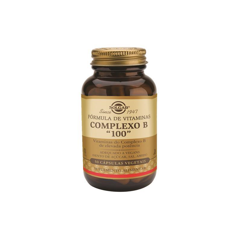 COMPLEX B100 VITAMIN 50 CAPS SOLGAR