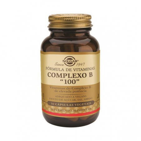 COMPLEX B100 VITAMIN 50 CAPS SOLGAR