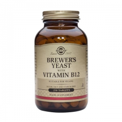  SOLGAR BREWERS YEAST  COM B 12 250 COMP