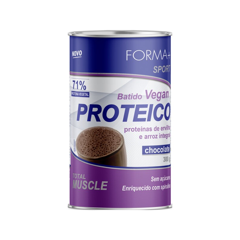 BATIDO VEGETAL PROTEICO CHOCOLATE FORMA + SPORT 300 GRS