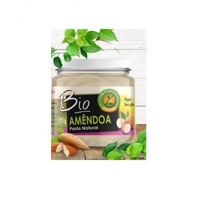 PASTA NATURAL AMENDOA BIO 175 G CEM PORCENTO