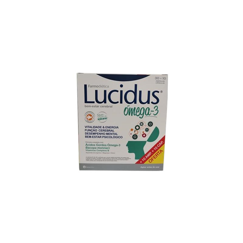 LUCIDUS OMEGA 3 PROMO FUSION PACK 30 + 10 AMPOLAS 