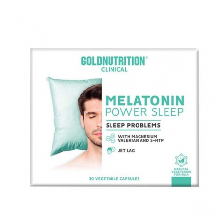 MELATONIN POWER SLEEP 30 CAPS 1.9 MG  GOLD NUTRITION