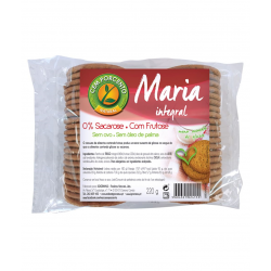 BOLACHA MARIA INTEGRAL 220 G CEM PORCENTO