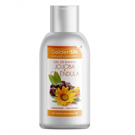 GEL DE BANHO JOJOBA E CALENDULA VEGAN 500 ML GOLDENSILK CEM PORCENTO