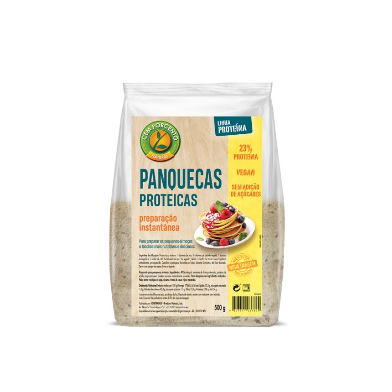 MIX PANQUECAS PROTEICAS 500 GRS CEM PORCENTO