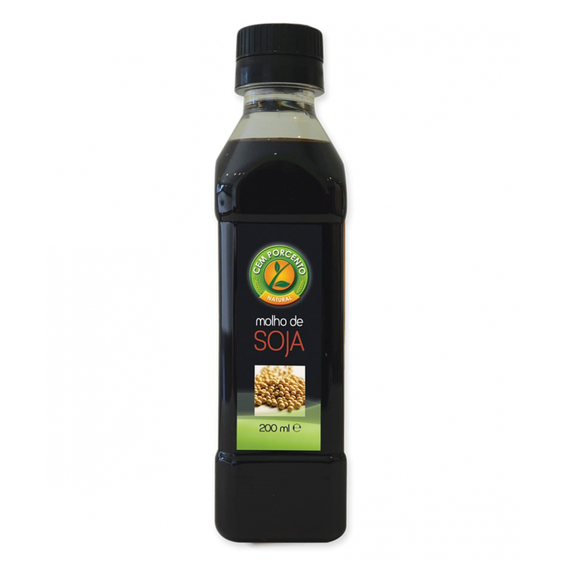 MOLHO DE SOJA 200 ML CEM PORCENTO