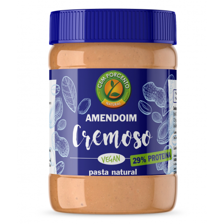 PASTA AMENDOIM CREMOSA VEGAN 510 GRS CEM PORCENTO