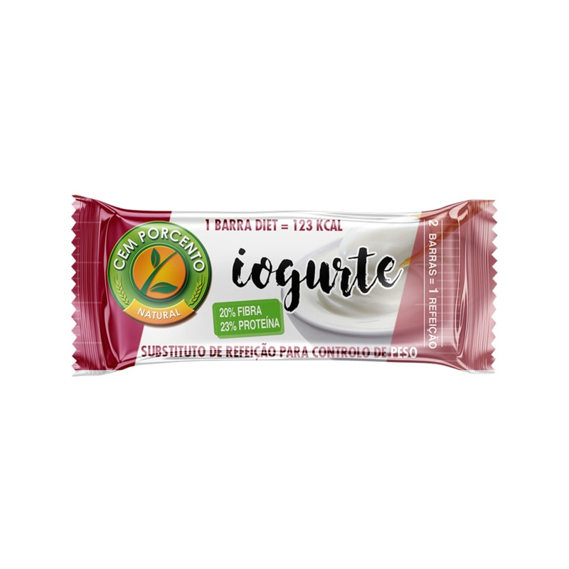 BARRITAS CONTROLE DE PESO IOGURTE INDIVIDUAL BARRAS DIET 37.5 G CEM PORCENTO