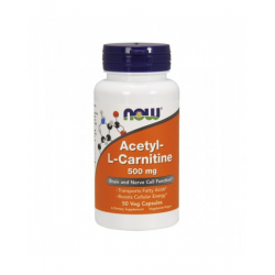 ACETYL L-CARNITINE 500mg 50 CAPSULAS NOW