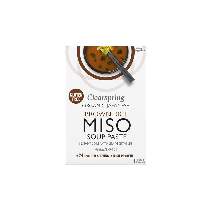 SOPA INSTANTÂNEA MISO BIO PASTA ALGAS 60 GRS CLEARSPRING