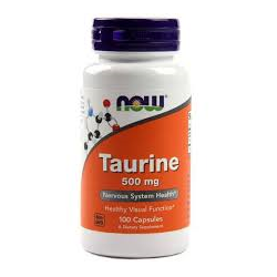 TAURINE 500 MG 100 CAPS NOW