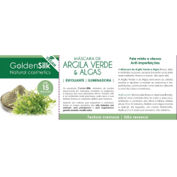 MÁSCARA DE ARGILA VERDE E ALGAS VEGAN 100 ML GOLDENSILK