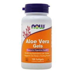 ALOE VERA 10000 MG 100 CAPS GELS NOW