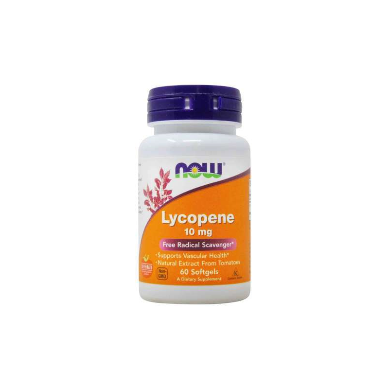 LICOPENO 60 CAPS VEGETAIS 10 MG LYCOPENE NOW