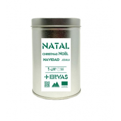 NATAL BIO LATA 4 VERDES E 4 VERMELHAS 50 GRS MAIS ERVAS