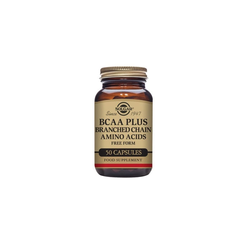 BCAA PLUS FREE FROM 50 CAPS SOLGAR
