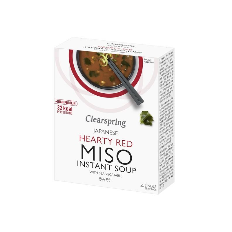 SOPA INSTANTÂNEA MISO COM ALGAS CLEARSPRING 40 G 