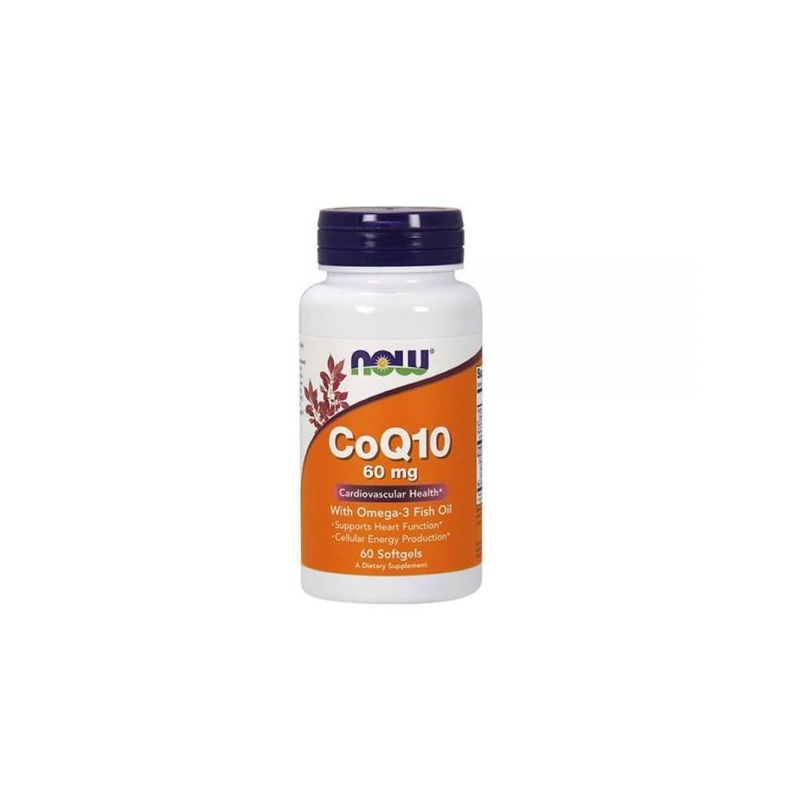 CO ENZYME Q10 60 MG 60 CAPSULAS NOW