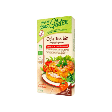 Burguer de Tomates & Lentilhas BIO S/Gluten 2 x 100 G