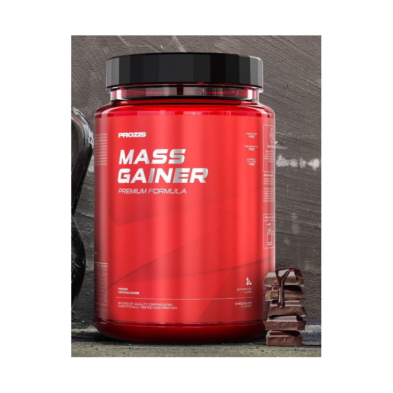 MASS GAINER SABOR CHOCOLATE 900 GRS  PROZIS