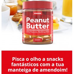 MANTEIGA DE AMENDOIM SABOR CREMOSO PEANUT BUTTER SMOOTH 500 GRS PROZIS