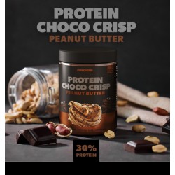 PROTEIN CHOCO CRISP 250 GRS PEANUT BUTTER CHOCOLATE CROCANTE MANTEIGA DE AMENDOIM PROZIS