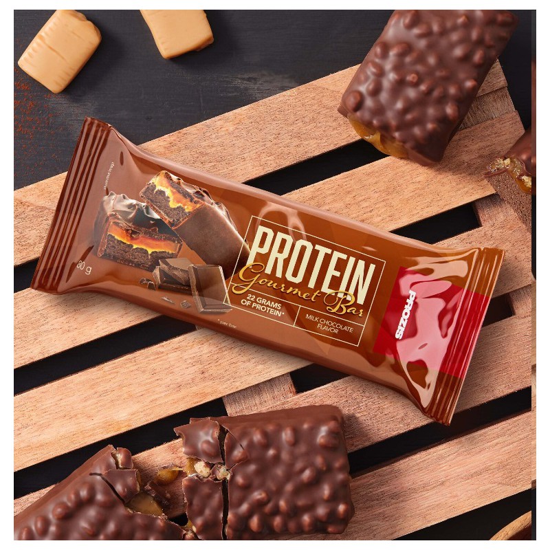 PROTEIN GOURMET BAR CHOCOLATE DE LEITE 80 GRS PROZIS