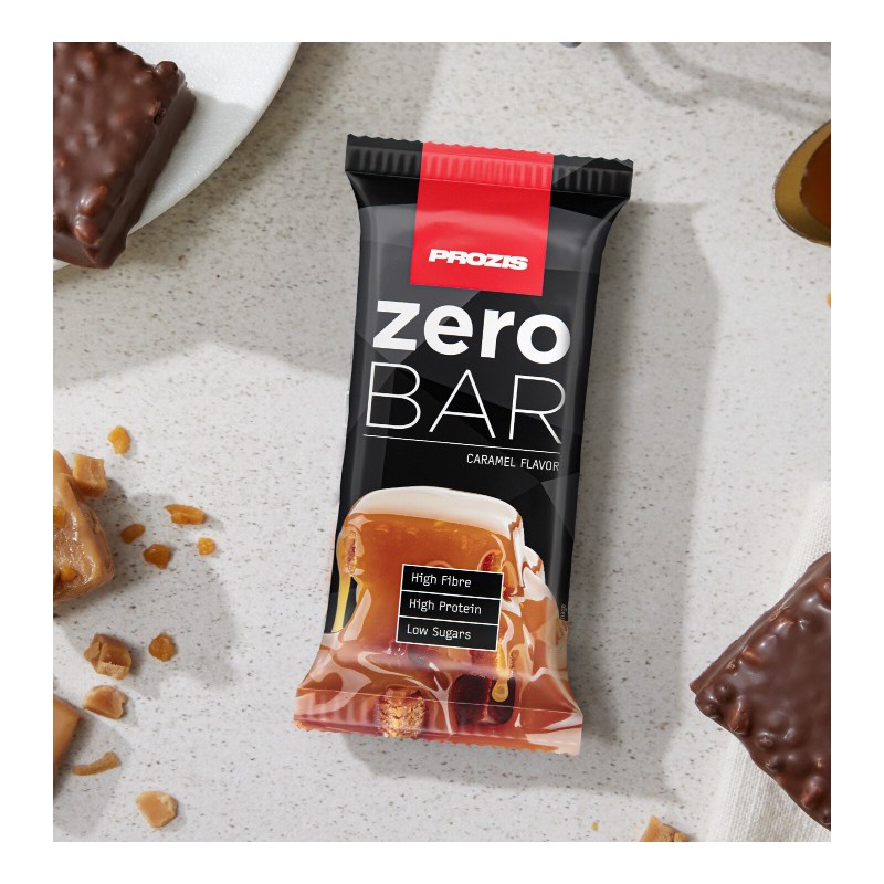 ZERO BAR CARAMELO 40 GRS PROZIS