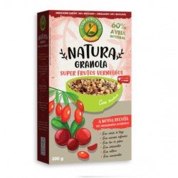 GRANOLA NATURA FRUTOS VERMELHOS 300 GRS CEM PORCENTO