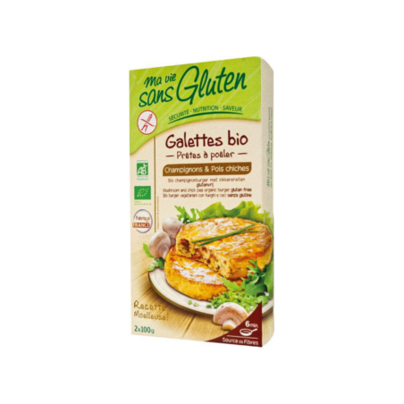 BURGER DE COGUMELOS E GRAO BIO S/GLUTEN 2 X 100 G
