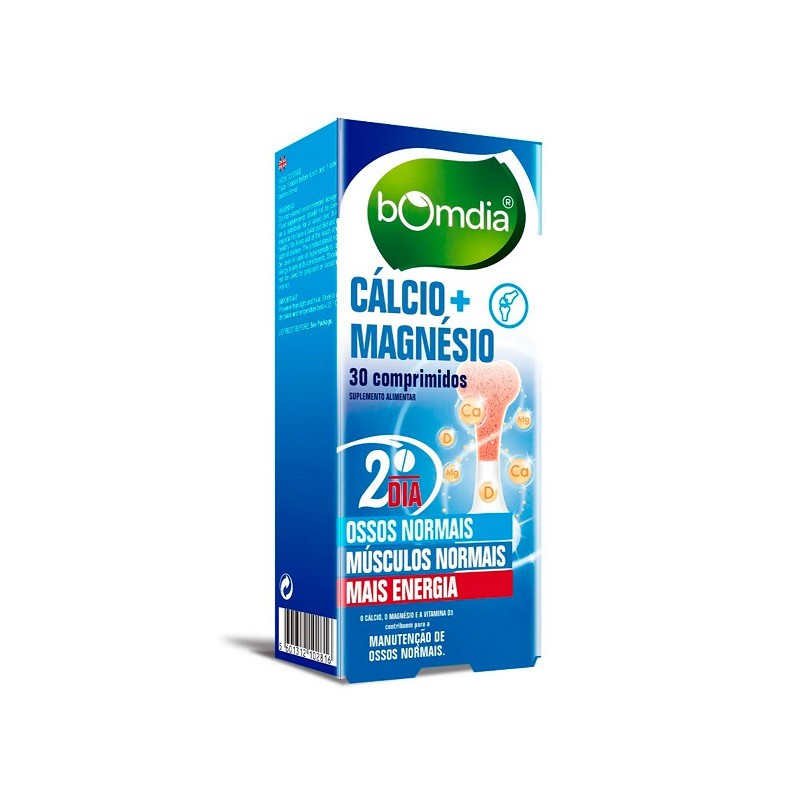 CALCIO + MAGNESIO 30 COMPRIMIDOS BOMDIA