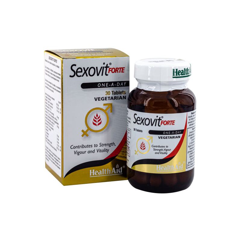 SEXOVIT FORTE 30 CAPSULAS VEETARIAN HEALTHAID EUROPERFIL