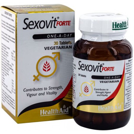 SEXOVIT FORTE 30 CAPSULAS VEETARIAN HEALTHAID EUROPERFIL