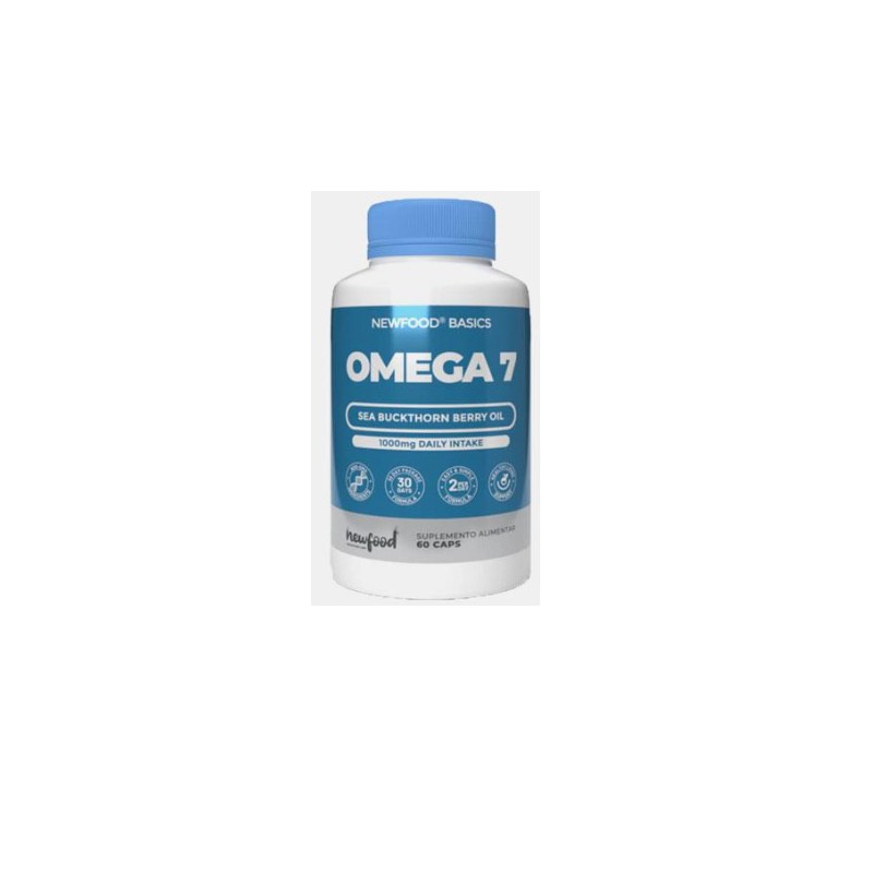 OMEGA 7 OLEO BAGAS ESPINHEIRO MARITIMO 60 CAPSULAS NEWFOOD