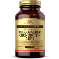 GLUCOSAMINE CHONDROITIN MSM EXTRA STRENGTH 60 COMP SOLGAR