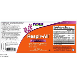RESPIR-ALL 60 COMPRIMIDOS NOW