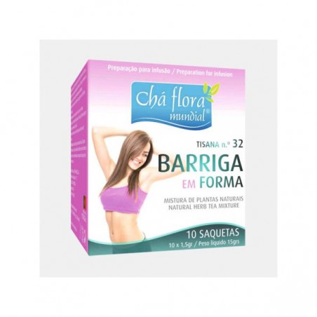 N 32 BARRIGA EM FORMA INFUSAO 10 SAQUETAS