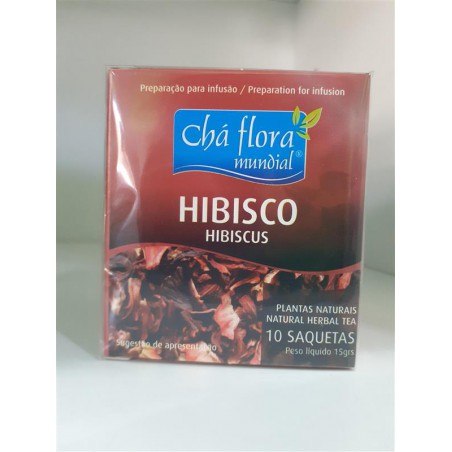 HIBISCO INFUSAO SAQUETAS CHA HUNOS 