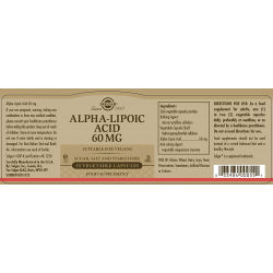 ACIDO ALFA-LIPOICO 60mg 30 CAPSULAS 