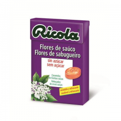REBUÇADOS DE ERVAS SUÍÇAS SABOR FLORES SABUGUEIRO 50 GRS