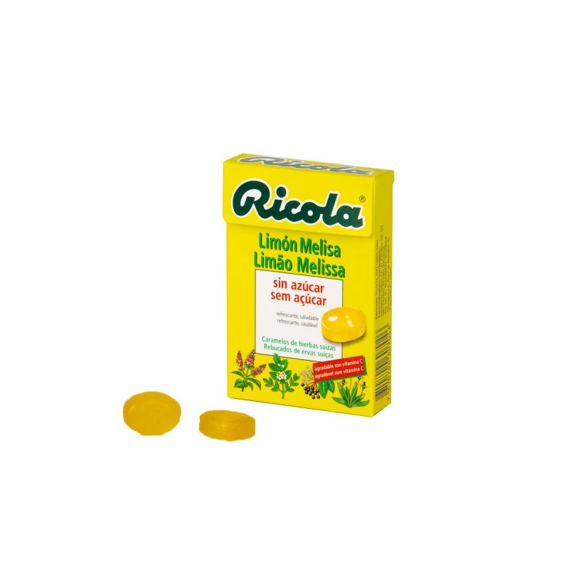 RICOLA LIMAO MELISSA 50 G S/ ACUCAR