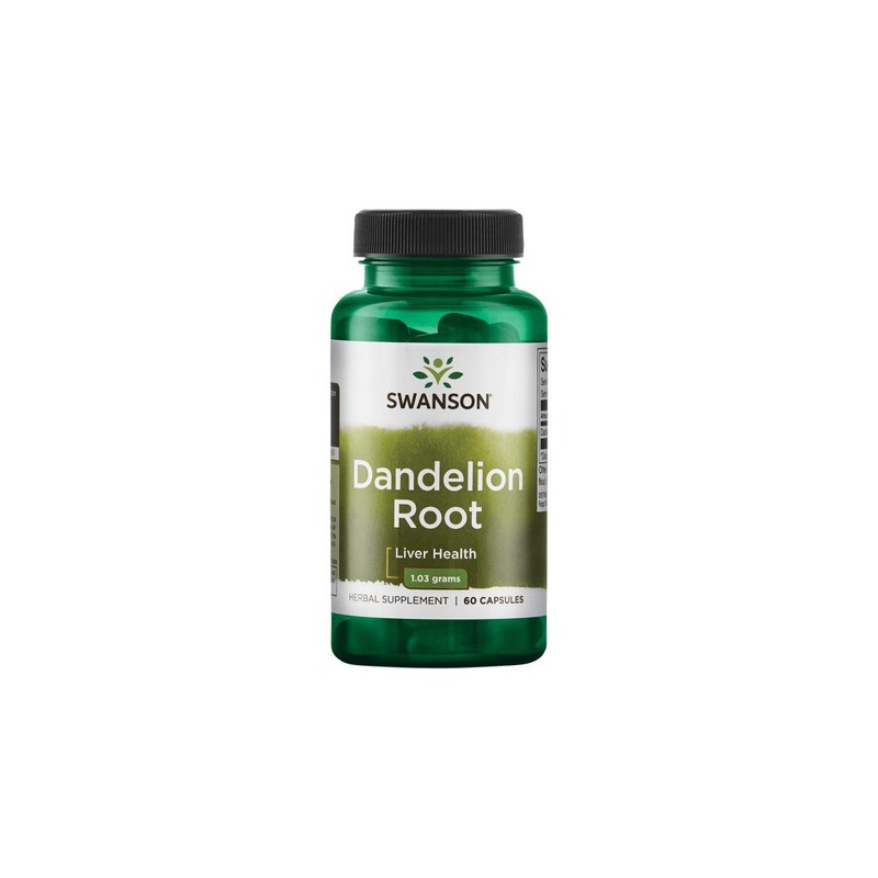 DENTE DE LEAO 515 MG 60 CAPS SWANSON DANDELION ROOT