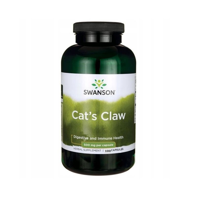 UNHA DE GATO 500 MG 100 CAPS CATS CLAW SWANSON