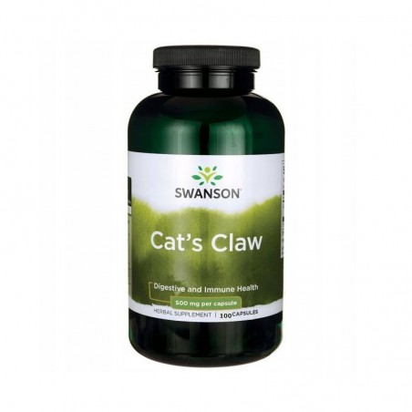 UNHA DE GATO 500 MG 100 CAPS CATS CLAW SWANSON