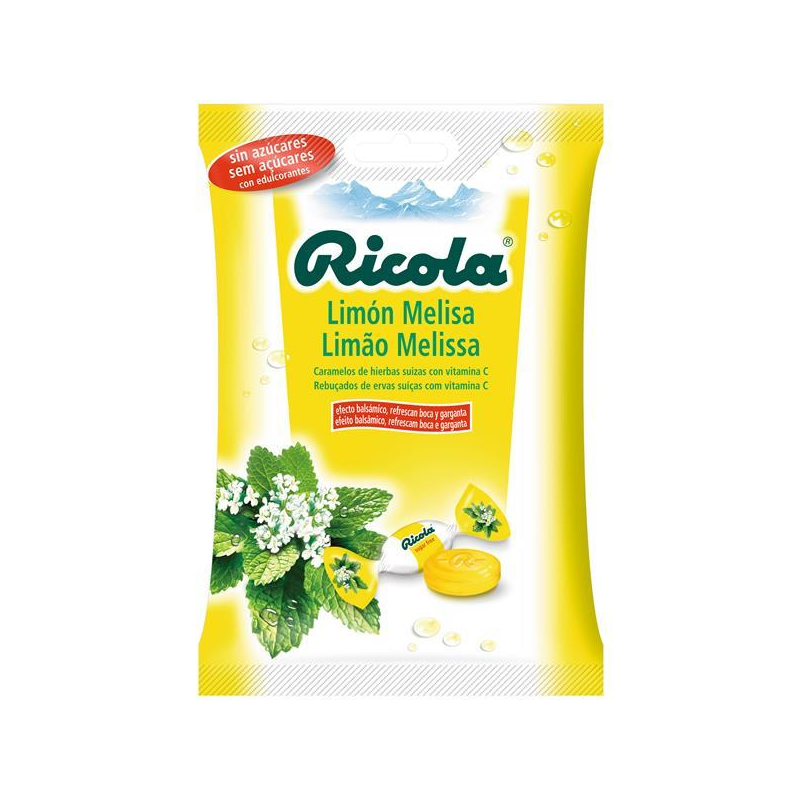RICOLA REBUCADOS 70 G LIMAO  MELISSA SEM ACUCAR