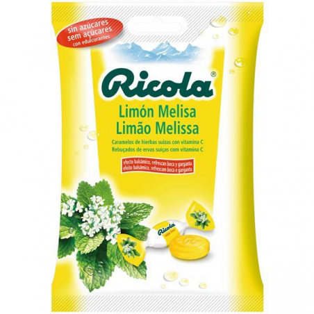 RICOLA REBUCADOS 70 G LIMAO  MELISSA SEM ACUCAR