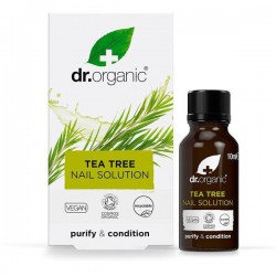 Melaleuca Solução para Unhas Bio 10 ml TEA TREE OIL Dr. Organic