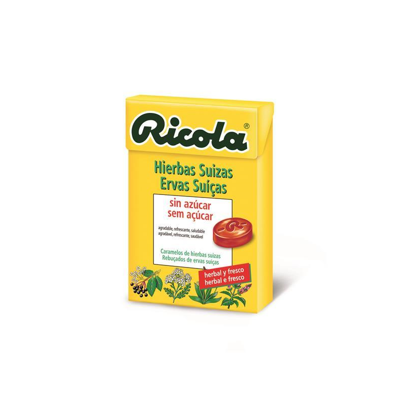 REBUÇADOS DE ERVAS SUÍÇAS ORIGINAL 50 GRAMAS RICOLA